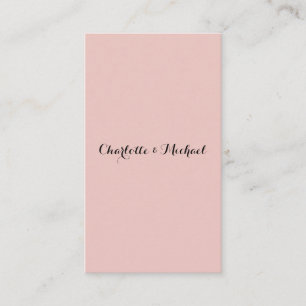 Carte D'accompagnement Calligraphie de mariage Élégante Rose Gold Nom sim