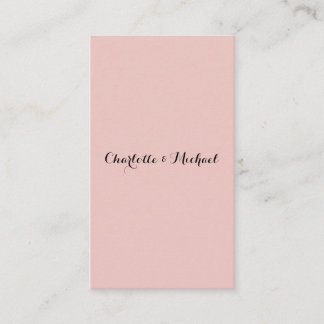 Carte D'accompagnement Calligraphie de mariage Élégante Rose Gold Nom sim