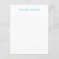 Calligraphie de nom Script Plain Simple Blanc Bleu