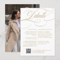 Calligraphie moderne or intemporel et mariage blan