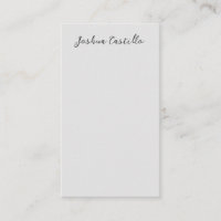 Calligraphie Simple Gris Nom Professionnel