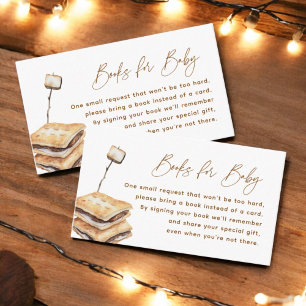 Carte D'accompagnement Camping Smore Fun Baby shower Livres pour bébé