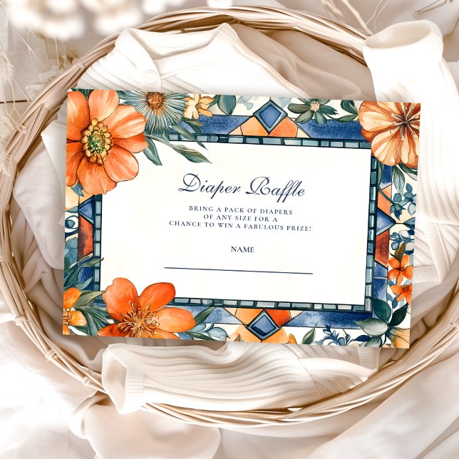 Carte D'accompagnement Carreaux méditerranéens Amalfi Capri Diapper Raffe (Créateur téléchargé)