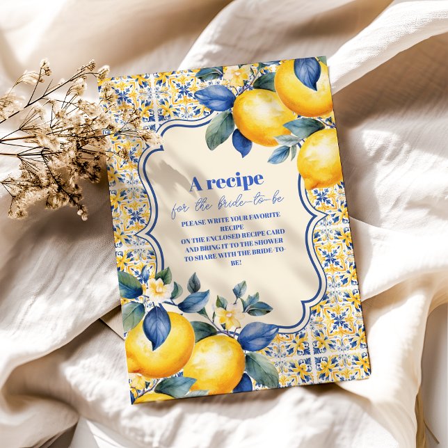 Carte D'accompagnement Carrelage italien méditerranéen & Fête des mariées (Créateur téléchargé)