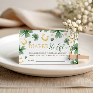 Carte D'accompagnement Carton de tirage au sort de couche Lucky Charm