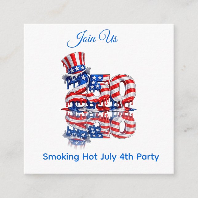 Carte D'accompagnement Célébration du 4 juillet porte-clés cool (Devant)