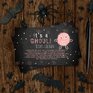 Carte D'accompagnement C'est A Ghoul ! Baby shower d'Halloween de Little