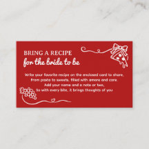 C'est l'Amour Baby Shower Apportez une Recette