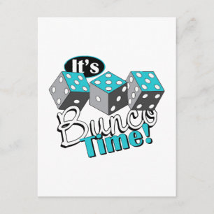 Carte D'accompagnement C'est l'heure de Bunco !