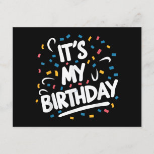 Carte D'accompagnement C'est mon anniversaire pour les garçons les filles