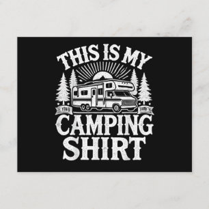 Carte D'accompagnement C'est Mon Camping Drôle Camping-car