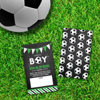C'est un garçon ! Baby shower de soccer coed Raffl
