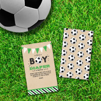 C'est un garçon ! Baby shower de soccer coed Raffl