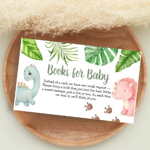 Carte D'accompagnement C'est un garçon Livres de fête pour bébé dinosaure