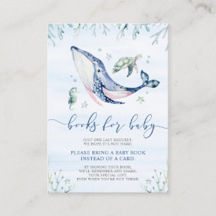 Carte D'accompagnement C'est un garçon sous la mer Livres pour bébé