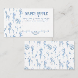 Carte D'accompagnement C'est un petit Baby shower Safari Animal Blue Ball