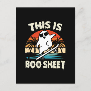 Carte D'accompagnement c'est une feuille de boo halloween fantôme mignon