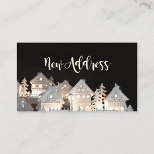 Carte D'accompagnement Chambres lumineuses nouvelle par adresse de Noël