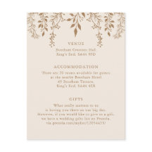 Chanter Floraux Feuillage Chaleur Romantique Boho 