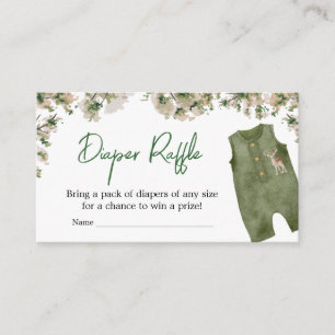 Carte D'accompagnement Chasse au canard Baby shower Déchets Raffle