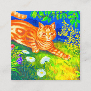 Carte D'accompagnement Chat de nuit