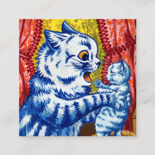 Carte D'accompagnement Chat et ses chatons