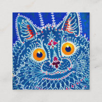 Chat gothique bleu