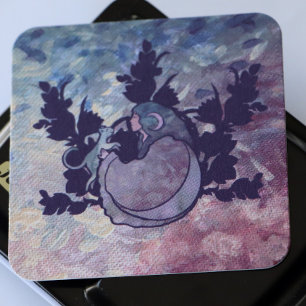 Carte D'accompagnement Chat Sorcière Lune Déesse Wiccan Chat Personne