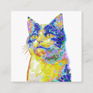 Carte D'accompagnement Chat sous le soleil