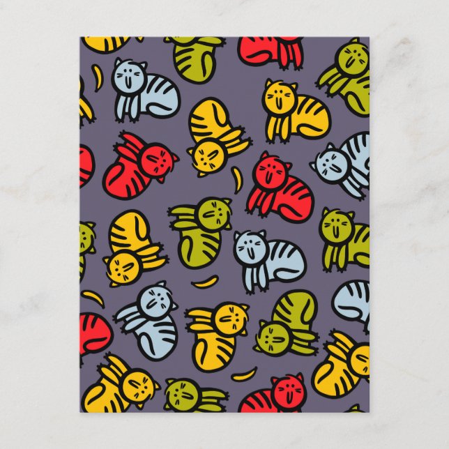 Carte D'accompagnement Chats plus bananes (Devant)