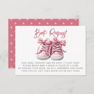Carte D'accompagnement Chaussures pour bébés Demande de Baby shower pou