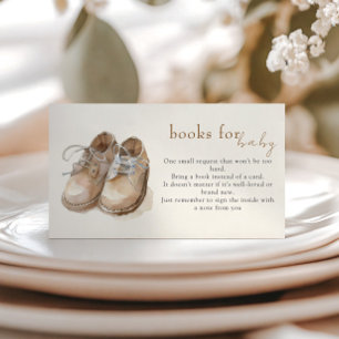 Carte D'accompagnement Chaussures vintages Boho Boho Minimaliste Livres p