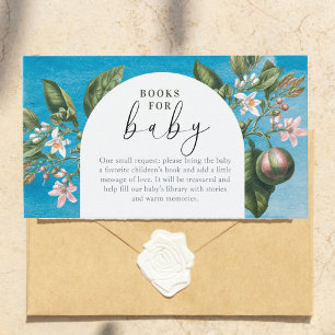 Carte D'accompagnement Chic Baby in Bloom Baby Shower Livre d'arch pour