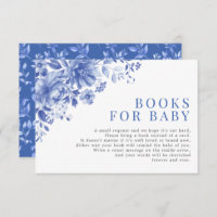 Chic Blue White Chinoiserie Garden Livres pour béb