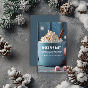 Carte D'accompagnement Chocolat chaud avec crème humide Baby shower confo