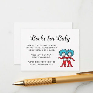 Carte D'accompagnement Chose Une Chose Deux Jumeaux Demande de Livre Cart