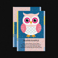 Chouette rose mignonne Baby shower boisé neutre pa