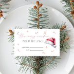 Carte D'accompagnement Christmas Père Noël Baby Devinez combien de bonbon<br><div class="desc">Christmas Père Noël Baby Devine Combien De Candies Carte. Des éléments correspondants sont disponibles.</div>