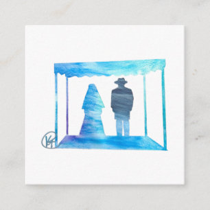 Carte D'accompagnement Chupah Juive Mariage Canopée Art