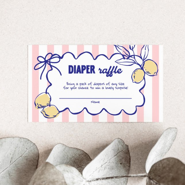 Carte D'accompagnement CIAO BABY Lemon Déchets Méditerranéens Raffle (Créateur téléchargé)