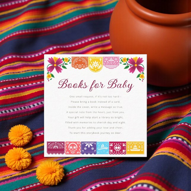 Carte D'accompagnement Cielito Lindo Mexican Papel Picado Folk Art Fiesta (Créateur téléchargé)