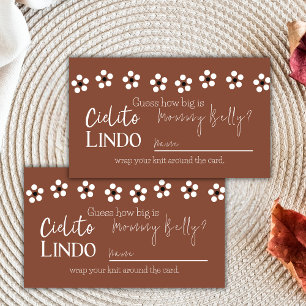 Carte D'accompagnement Cielito Lindo Talavera Baby shower mexicain Jeu