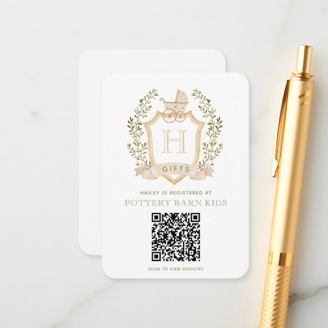 Carte D'accompagnement Cimetière de transport pour bébés | Registre des c (Devant/Arrière en situation)