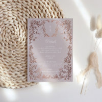 Cimier Élégant Classique Monogramme Réception de m