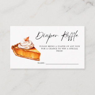 Carte D'accompagnement Citrouille à tarte Cutie Baby shower d'automne Déc