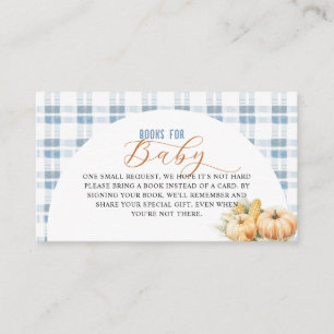 Carte D'accompagnement Citrouille de demande de réservation Baby shower B
