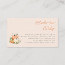 Citrouilles Whimsical et livres roses pour bébé