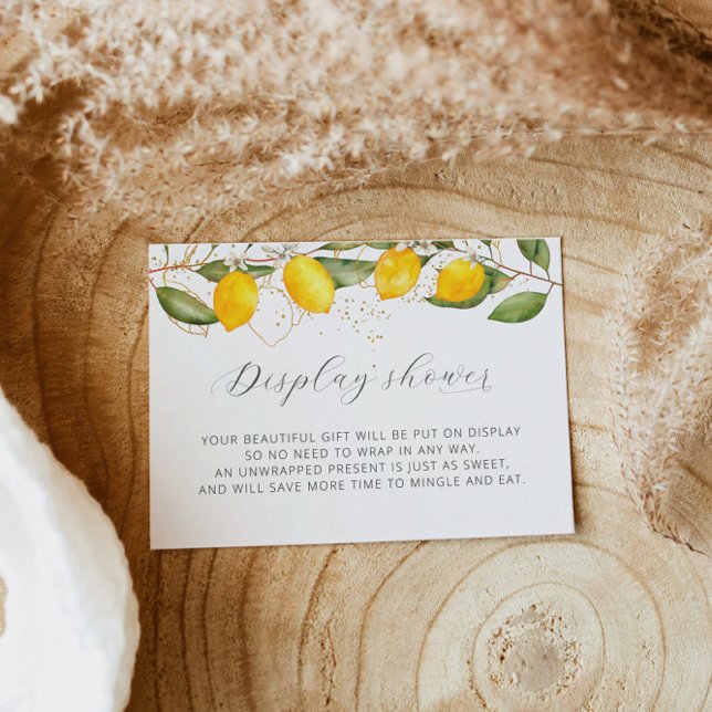 Carte D'accompagnement Citrus Citrus Été douche Fête des mariées (Créateur téléchargé)