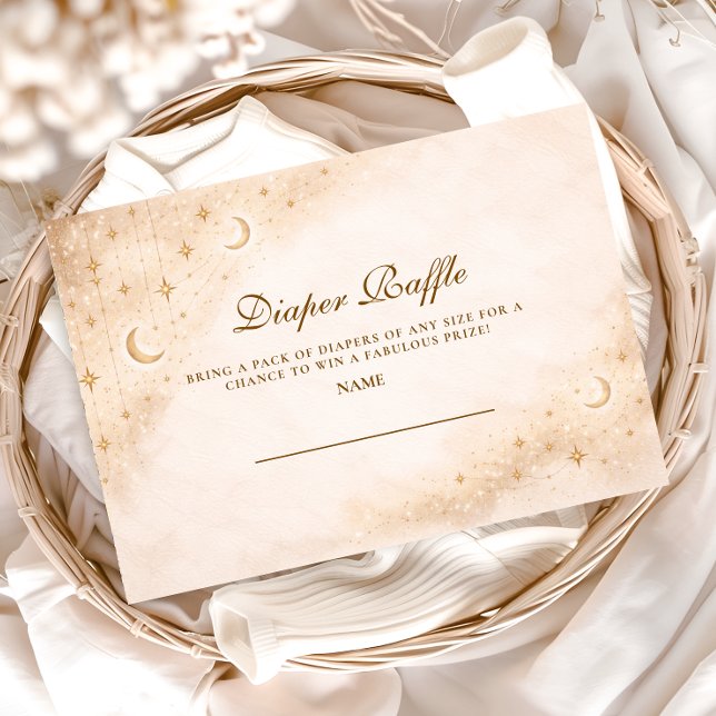 Carte D'accompagnement Classic Moonlight Diapper Raffle (Créateur téléchargé)