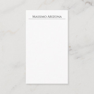 Carte D'accompagnement Classique Élégant Simple Noir & Blanc Minimaliste